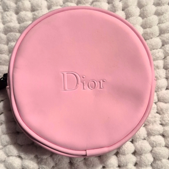 Dior Pink Round Cosmetic Bag - Picture 1 of 4
